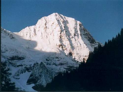 The Breithorn. Seen from the...