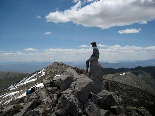 Ben on the summit