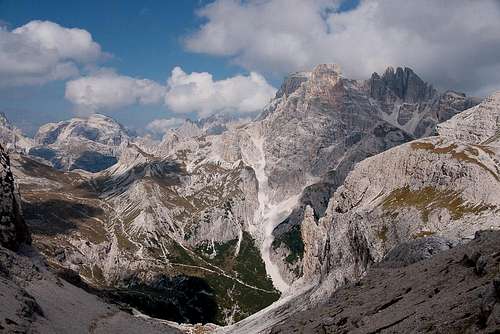 The northern Sexten / Sesto Dolomites