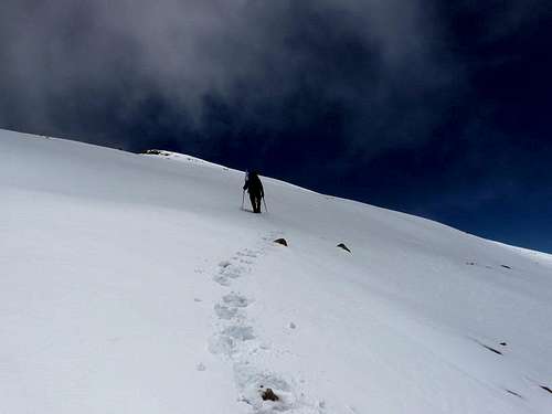 The Direct route to the Chañi summit