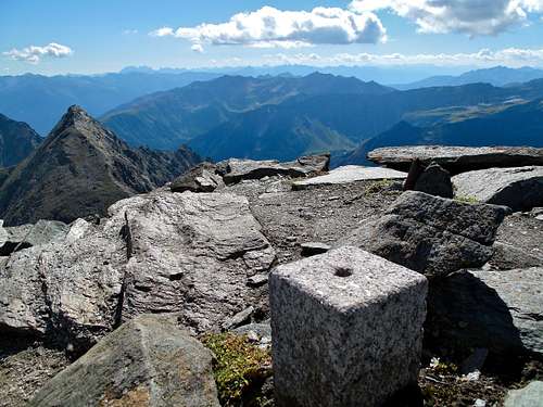 View from the Geisselkopf towards East Tyrol
