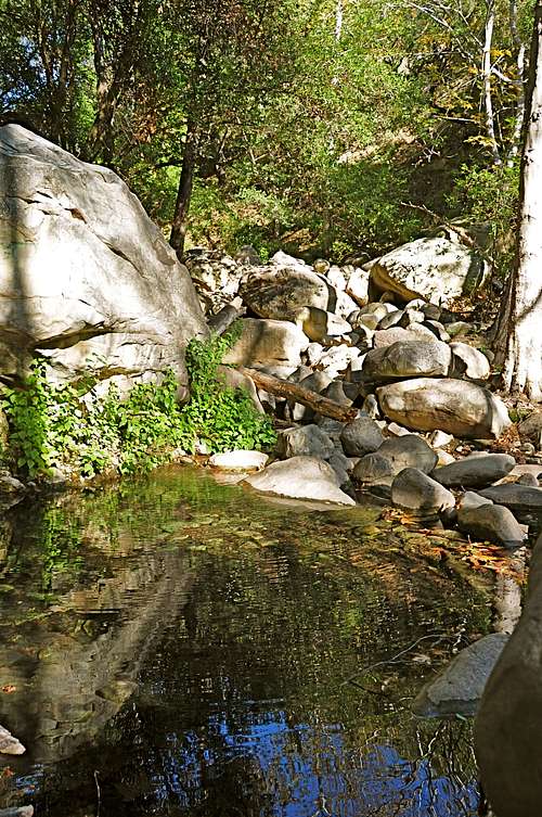 One of many swimming holes