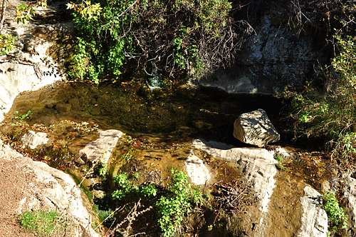 One of many swimming holes