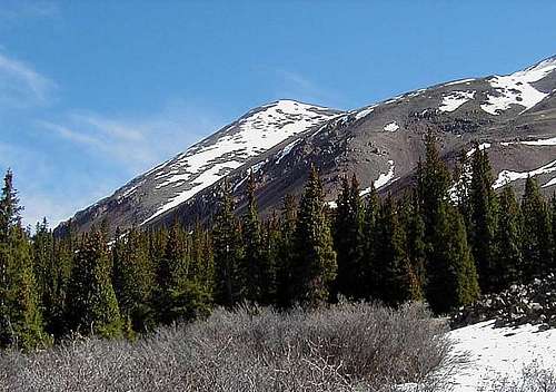 Cyclone Mountain (the distant...