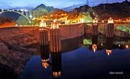 Hoover Dam at Night