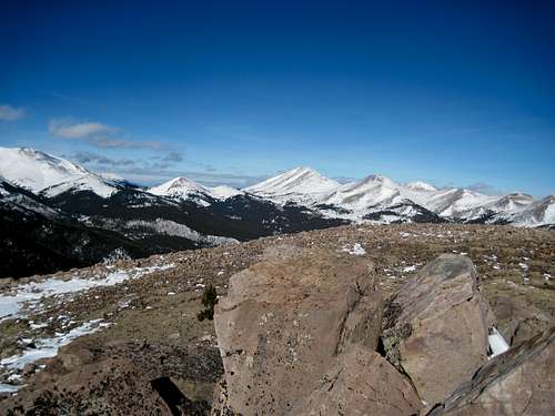 Boreas Pass from the Summit of Little Baldy