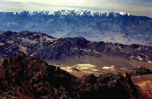 Panamint Range from Pyramid Peak