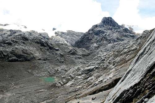 Ngalu Palu glacier from Puncak Jaya
