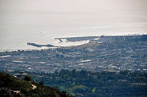 Santa Barbara Harbor viewed from...