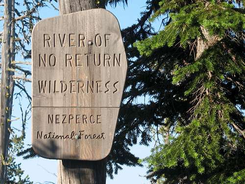 Wilderness Sign