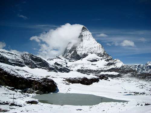 Matterhorn snow-covered