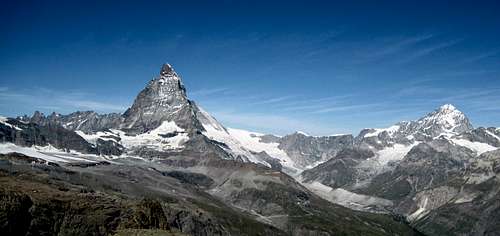 Matterhorn and Dent Blanche