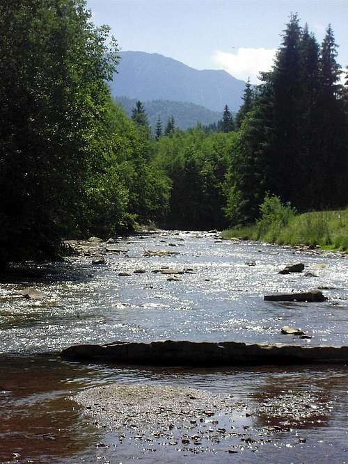 End of Tatras and Oravica River