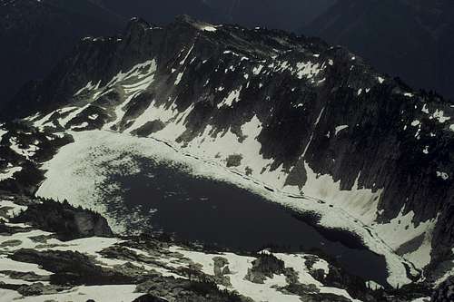 Hidden Lake from Peak