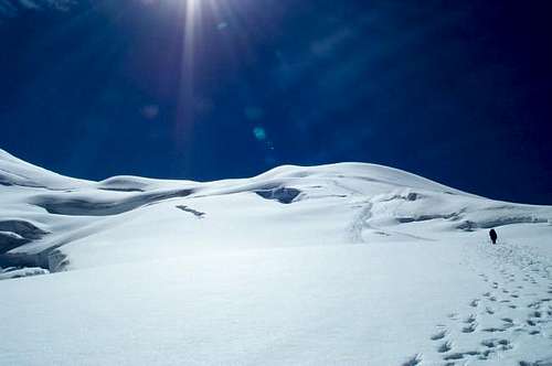 View on the Glacier of the...