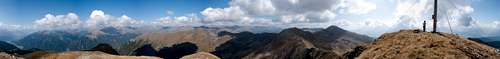 360° summit panorama Hochhorn / Corno Alto