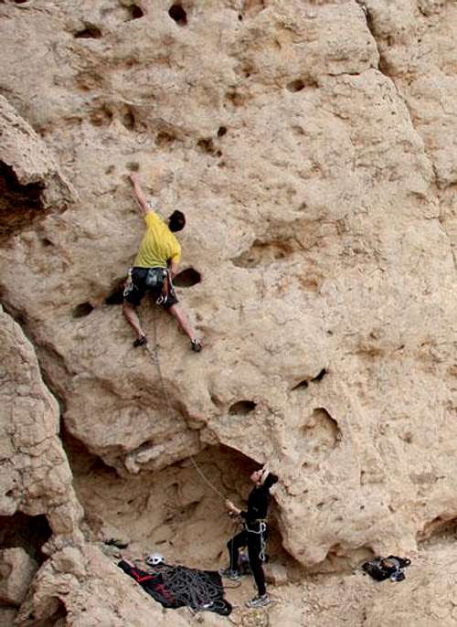 Oman climbing