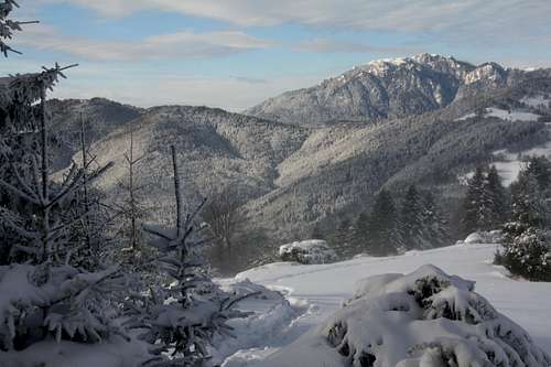 Snowshoeing in Transylvania