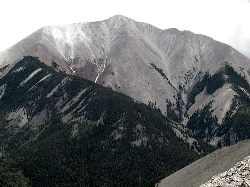 West Ridge of East Spanish Peak from the East Ridge of West Spanish Peak