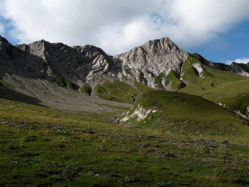 Just below the Gehrengrat, still above 2200 meters