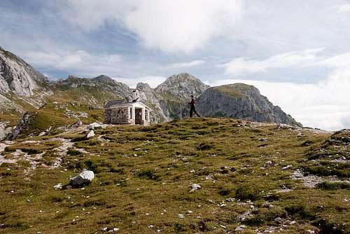 The Little chapel at Laghi d'Olbe
