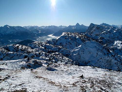 The Berchtesgaden Alps in winter