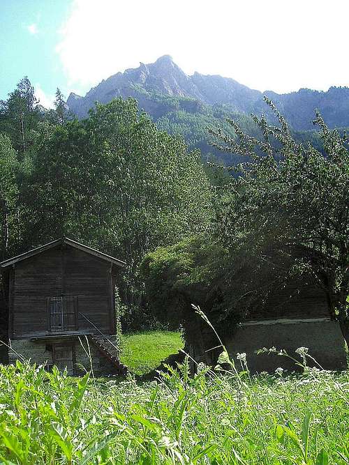 Shepherd huts under Glishorn