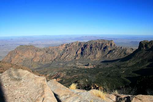 Chisos Basin from Emory Peak