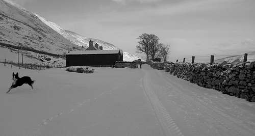 Welsh Hill Farm in Winter