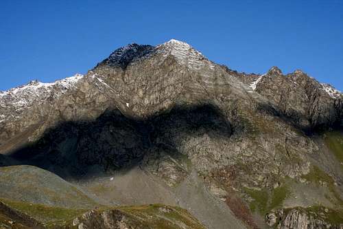 Aiguille Rouge from Refuge de Turia