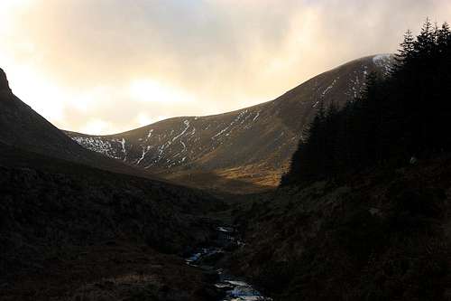 On the trail to Donard