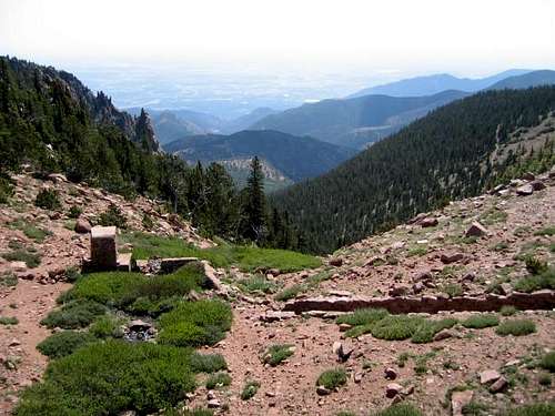 Cheyenne Canyon from the top,...