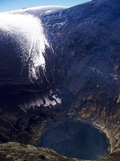 Villarrica crater, Jan 2010