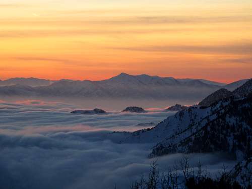 Salt Lake Valley Sunset