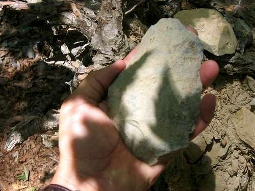 I plucked this stone at...
