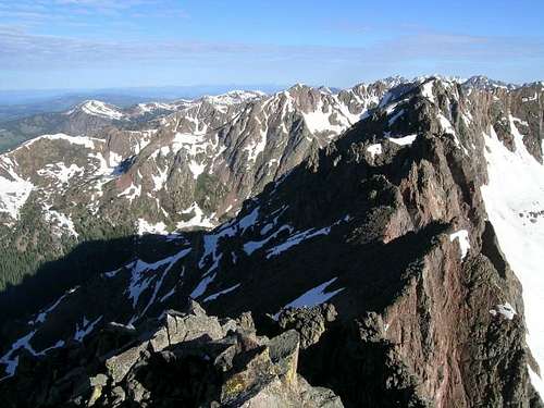 A view from the summit of...