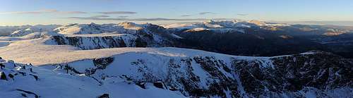 Hallett Peak-A Winter Sunset