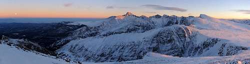 Hallett Peak-A Winter Sunset