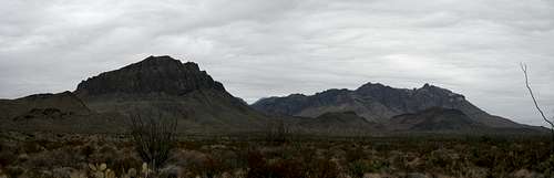 Chisos Mountains from Northeast