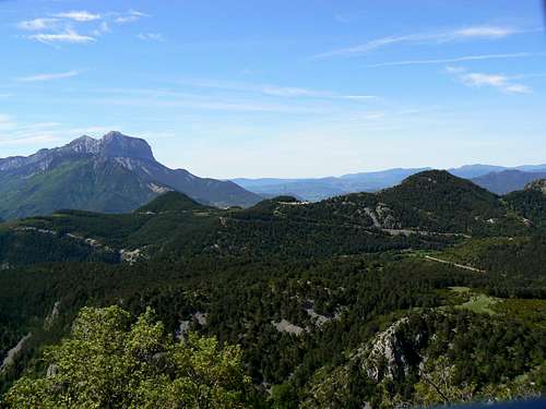 Peña Montañesa from peak Comodoto
