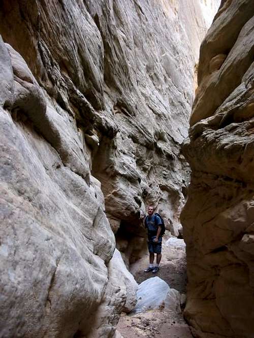 Canyon narrows. Mike Kelsey...