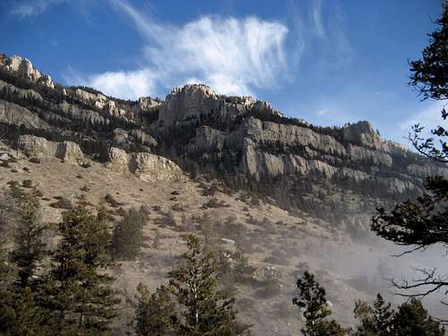 Cliffs on Rattlesnake Mountain