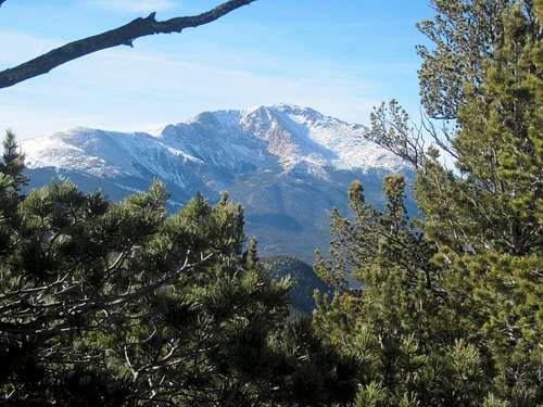 Pikes Peak from summit area