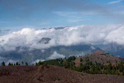Pico Birigoyo, Pico Bejenado and the Caldera de Taburiente