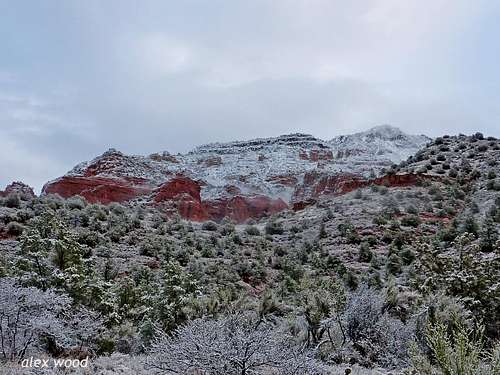 Red Rock Snow