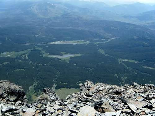 View from the Top towards Trailhead