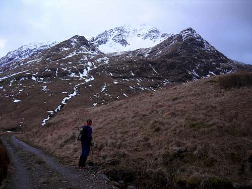 East Ridge of Ben Lui in winter