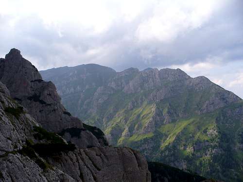 View from the ridge Gălbinele