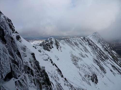 Striding edge seen from Nethermost gully