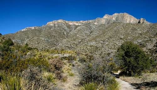 Wilderness Ridge from McKittrick Canyon